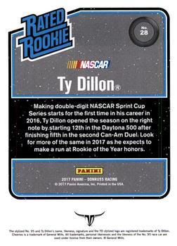 2017 Donruss - Press Proof #28 Ty Dillon Back