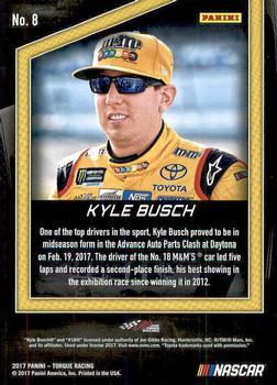 2017 Panini Torque - Red #8 Kyle Busch Back