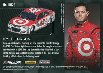 2017 Panini Torque - Horsepower Heroes Gold #HH23 Kyle Larson Back