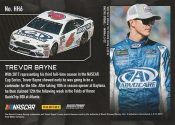 2017 Panini Torque - Horsepower Heroes Holo Silver #HH6 Trevor Bayne Back