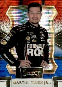 2017 Panini Select - Red White and Blue Pulsar Prizms #33 Martin Truex Jr. Front