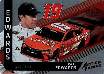 2017 Panini Absolute - Action Packed Spectrum Red #AP13 Carl Edwards Front