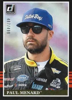 2018 Donruss - Gold Foil #147 Paul Menard Front