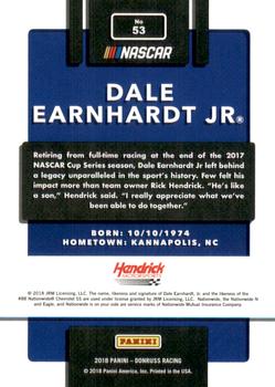 2018 Donruss - Red Foil #53 Dale Earnhardt Jr Back