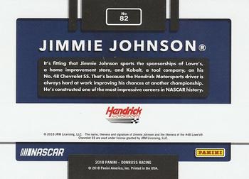 2018 Donruss - Press Proof Gold #82 Jimmie Johnson Back