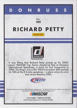 2018 Donruss - Press Proof Gold #104 Richard Petty Back