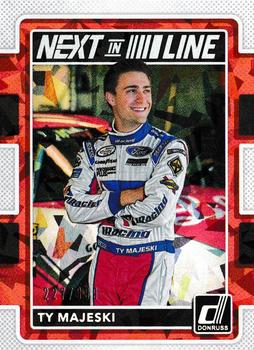 2018 Donruss - Next in Line Cracked Ice #NEXT 7 Ty Majeski Front