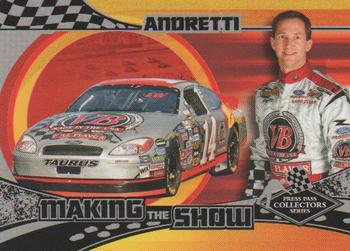 2005 Press Pass Collectors Series Making the Show #MS 11 John Andretti Front