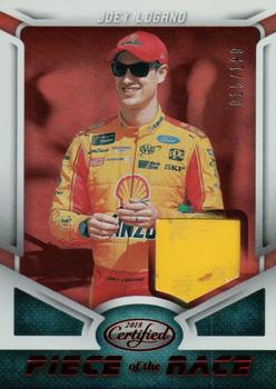 2018 Panini Certified - Piece of the Race Relics Red #POTR-JL Joey Logano Front