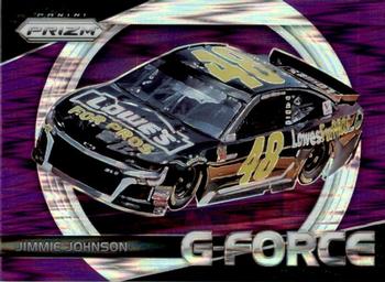 2018 Panini Prizm - Purple Flash Prizm #71 Jimmie Johnson Front