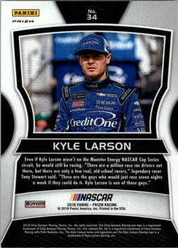 2018 Panini Prizm - Red White and Blue #34 Kyle Larson Back