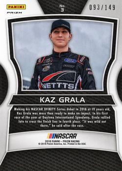 2018 Panini Prizm - Green Prizm #3 Kaz Grala Back