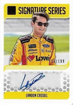 2019 Donruss - Signature Series Red #SS-LC Landon Cassill Front