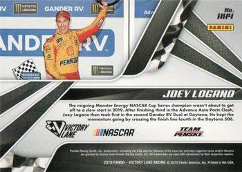 2019 Panini Victory Lane - Horsepower Heroes #HH-4 Joey Logano Back