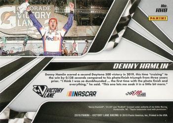 2019 Panini Victory Lane - Horsepower Heroes #HH-8 Denny Hamlin Back