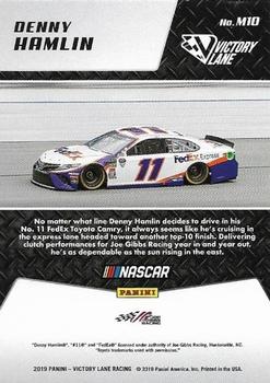 2019 Panini Victory Lane - Machines #M10 Denny Hamlin Back