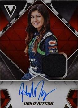 2019 Panini Victory Lane - Signature Swatches #SS-HD Hailie Deegan Front