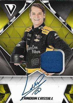 2019 Panini Victory Lane - Signature Swatches #SS-LC Landon Cassill Front