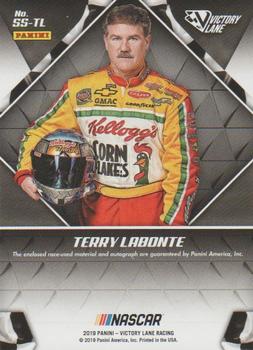 2019 Panini Victory Lane - Signature Swatches Red #SS-TL Terry Labonte Back