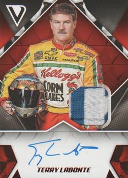2019 Panini Victory Lane - Signature Swatches Red #SS-TL Terry Labonte Front