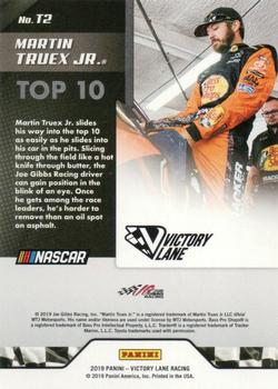 2019 Panini Victory Lane - Top 10 #T2 Martin Truex Jr. Back