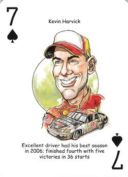 2009 Hero Decks American Racing Heroes Playing Cards #7♠ Kevin Harvick Front