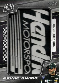 2019 Panini Prime - Prime Jumbo Associate Sponsor #JJ-A Jimmie Johnson Front