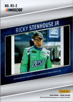 2019 Panini Prime - Prime Jumbo Prime Colors #RS-Z Ricky Stenhouse Jr. Back