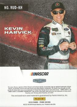 2019 Panini Prime - Race Used Duals Firesuits #RUD-KH Kevin Harvick Back
