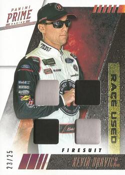 2019 Panini Prime - Race Used Quads Firesuits Holo Gold #RUQ-KH Kevin Harvick Front