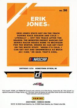 2020 Donruss - Orange #36 Erik Jones Back