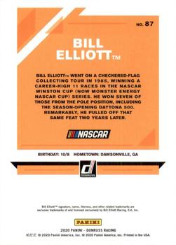 2020 Donruss - Orange #87 Bill Elliott Back