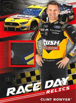 2020 Donruss - Race Day Relics Holo Gold #RD-BO Clint Bowyer Front