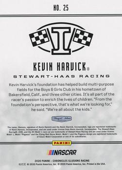 2020 Panini Chronicles - Illusions Red #25 Kevin Harvick Back