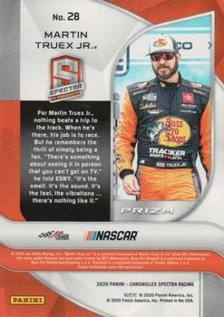 2020 Panini Chronicles - Spectra #28 Martin Truex Jr. Back