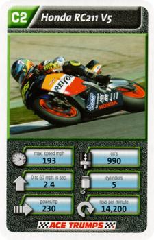2008 Ace Trumps Racing Motorbikes #C2 Honda RC211 V5 Front