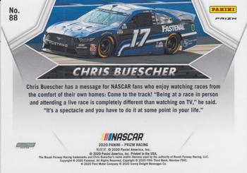 2020 Panini Prizm - Silver Prizm #88 Chris Buescher Back