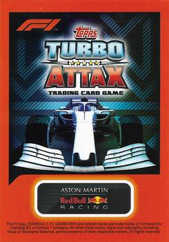 2020 Topps Turbo Attax Formula 1 #27 Max Verstappen / Alexander Albon Back
