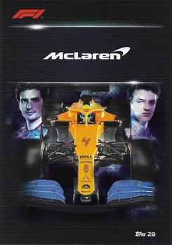 2020 Topps Turbo Attax Formula 1 #28 McLaren Front