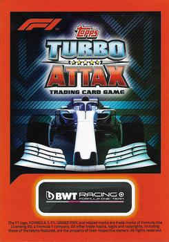 2020 Topps Turbo Attax Formula 1 #49 Sergio Perez Back