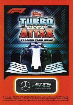 2020 Topps Turbo Attax Formula 1 #90 Lewis Hamilton Back