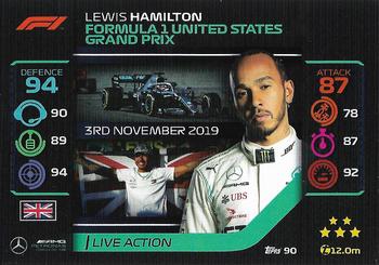 2020 Topps Turbo Attax Formula 1 #90 Lewis Hamilton Front