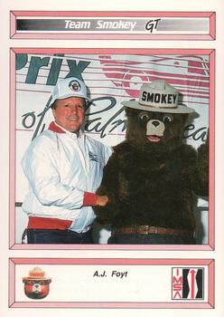 1989 Team Smokey GT #NNO A.J. Foyt Front