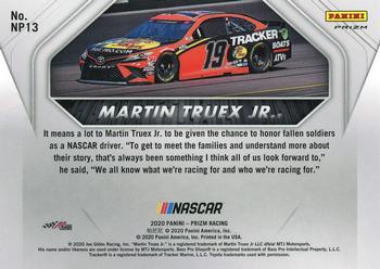 2020 Panini Prizm - National Pride White Sparkle Prizm #NP13 Martin Truex Jr. Back