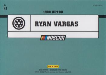 2021 Donruss - Optic Orange Pulsar #81 Ryan Vargas Back