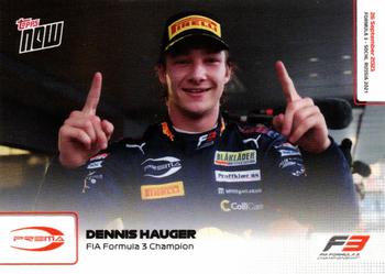2021 Topps Now Formula 1 #060 Dennis Hauger Front