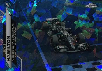 2020 Topps Chrome Sapphire Edition Formula 1 #21 Lewis Hamilton Front