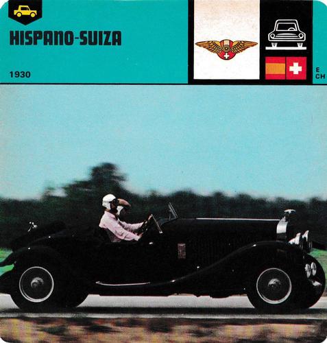 1978-80 Auto Rally Series 1 #13 067 01-08 Hispano-Suiza Front