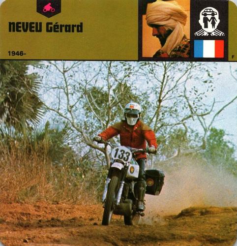 1978-80 Auto Rally Series 32 #13-067-32-22 Gerard Neveu Front