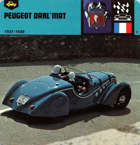 1978-80 Auto Rally Series 42 #13-067-42-17 Peugeot Darl'Mat Front